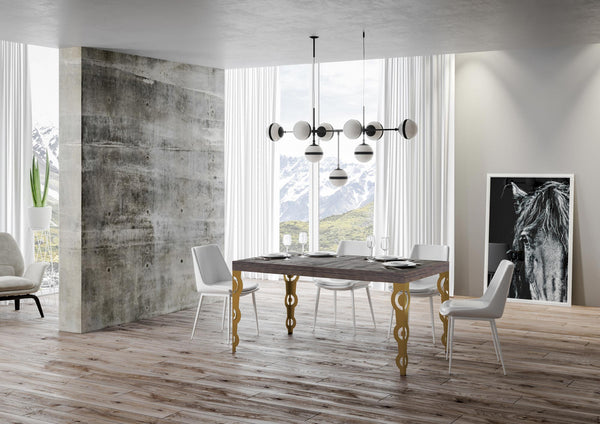 online Tavolo Allungabile 160-420x90x77 cm Karamay Noce