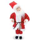 Pupazzo Babbo Natale H45 cm Carillon con Suoni e Movimento Rosso