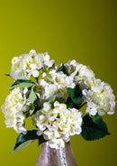 Set 2 Ortensia Artificiale Altezza 71 cm Verde