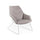 Poltrona 85x74xH86 cm in Polipropilene Grace Grigio Chiaro