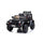 Macchina Elettrica per Bambini Fuoristrada Adventure 12V con Telecomando e Sedile in Pelle Nero