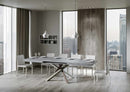 Tavolo Allungabile 120-224x90x77 cm Volantis Cemento Telaio 4C 