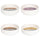 Set 4 Piatti Fondi Ø21x6 cm  in Ceramica VdE Tivoli 1996 Switch