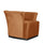 Poltrona Argentario 90x85x70 cm in Velluto Berger mattone base nera