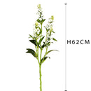 Set 6 Rami Artificiali di Bidens Composto da 5 Fiori Altezza 62 cm Bianco