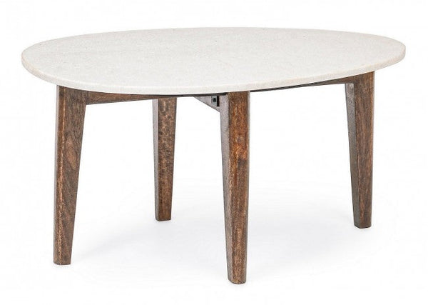 sconto Tavolino Sylvester 70x50 in Marmo