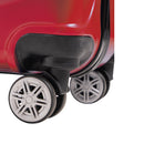 Trolley Cabina Rigido Proviterae Bagaglio a Mano 33,5x22x55 cm con Maniglia Telescopica in ABS Rosso      