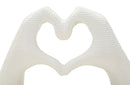 Scultura Lover White 25x7,5x13,5 cm in Resina Bianco      
