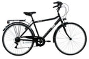 Bicicletta da Trekking Uomo 28” 6V in Acciaio Manhattan Nera