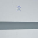 Specchio per Bagno da Parete  120x60x4 cm con LED e Interruttore Touch