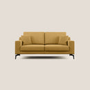Divano 3 Posti 206x95x91 cm in Tessuto Giallo