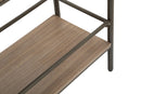 Mobiletto Toronto 100x42x110 cm in Abete e Ferro      