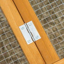 Pollaio Gabbia per Galline da Giardino 180x92x78 cm in Legno Giallo