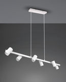 Lampada a Sospensione da Interno Attacco GU10 in Metallo Bianco Opaco