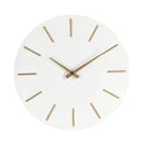 Orologio da Parete  Ø40x5 cm in Legno TimeLine Bianco
