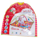 Tappeto attività per Bambini 83x83 cm con 5 sonaglini gioco bambi