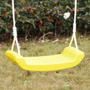 Altalena da Giardino 4 Posti 290x180x196 cm con Cavallina in Metallo