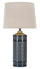 Lampada da Tavolo Graphs dark 30x55x30 cm in Ceramica Multicolor