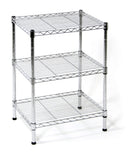 Scaffale in Acciaio Cromato 3 Ripiani 45x35x61 cm Fumer