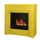 Camino a Bioetanolo da Pavimento 96x35xH96 cm Bellini Giallo
