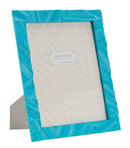 Cornice Light 25x2x30 cm in Resina e Vetro Azzurro      