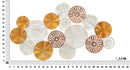 Pannello da Muro Triby 125x5,5x68,5 cm in Ferro 