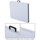 Tavolo da Campeggio Picnic Pieghevole Portatile Richiudibile in Valigia in PE 180x74x74 cm 