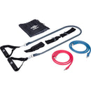 Set 9 Pezzi di Fasce di Resistenza Umbro 3 Livelli con Maniglie e Ancoraggio      