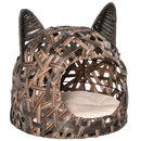 Cesta per Gatti Ø46 in Vimini Marrone