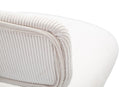 Sgabello Bar Light Bianco 41x47,5x85 cm in Ferro e Compensato e Spugna e Poliestere Nero e Bianco      