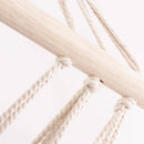 Amaca Poltrona Sospesa 95x50 cm in Cotone Beige
