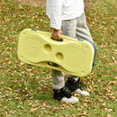 Set da Badminton Tennis Portatile per Adulti e Bambini con Racchette e Accessori  Giallo e Blu