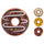 Set 4 Sottobicchieri Ø11x1 cm  in Ceramica VdE Tivoli 1996 Sweeties