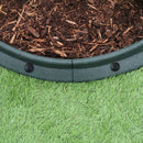 Set 4 Pezzi Bordatura da Giardino 120 cm Flessibile Verde  