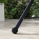 Dondolo da Giardino 2 Posti con Tetto Parasole Regolabile e Tasche Laterali Beige