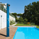 Doccia Solare da Esterno Giardino 30L Miscelatore e Lavapiedi Arkema Spring S Oro Van Gogh