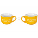 Tazza Ø11,5x8,5 cm in Bone China VdE Tivoli 1996 Spqr double faces