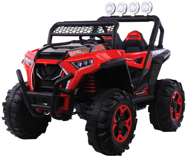 prezzo Macchina Elettrica per Bambini 12V Fuoristrada 4x4 Kidfun Cross Country Rossa