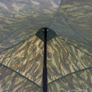 Gazebo Richiudibile Pieghevole 3x3m in Acciaio e PVC Impermeabile Mimetico