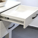 Guide a Sfere per Cassetti con Estrazione Totale e Chiusura Soft H45 mm L400 Bianco Acciaio Emuca