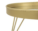 Svuota Tasche Glam Oro/Mirror Ø31x18 cm in Ferro e Specchio Oro