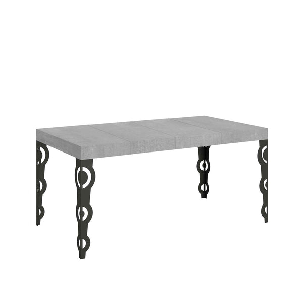 sconto Tavolo Allungabile 120/224x90x77 cm Karamay Premium Cemento