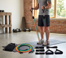 Set di Elastici Palestra 5 Livelli di Resistenza Max 13,6 Kg in Gomma