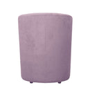 Poltrona Djerba 63,5x62,5x76 cm in tessuto rosa antico