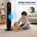 Ventilatore a Torre Raffrescatore Verticale 60 W a 3 Velocità Altezza 79 cm Nero      