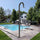 Doccia da Giardino in Alluminio Soffione 3 Getti Sined Luna Alu D Sensor Nero