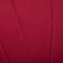 Set 2 Sedie Imbottite 50x54x79 cm in Velluto  Rosso