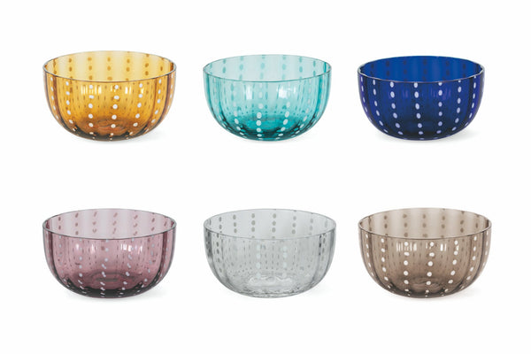 sconto Set 6 Coppette in Pasta di Vetro Ø11 cm Villa d'Este Home Tivoli Shiraz