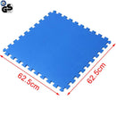 Tappeto Puzzle Maxi per Bambino 4pz 60x60 cm Colorati in Gomma EVA