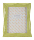 Cornice Greeny 21,5x2,5x25,8 cm in Resina e Vetro Verde      